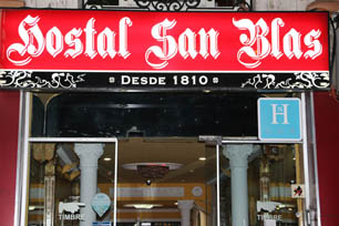 Hostal San Blas Fassade